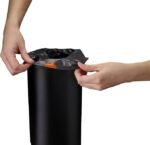 Joseph Joseph Eco Liners Iw8 Eco Recycled Plastic Bin Liners, Kitchen Bathroom Trash Bags With Tie Tape Drawstring Handles, Extra Strong – Pack Of 80, Holds 5 Litres/1.3 Gallons